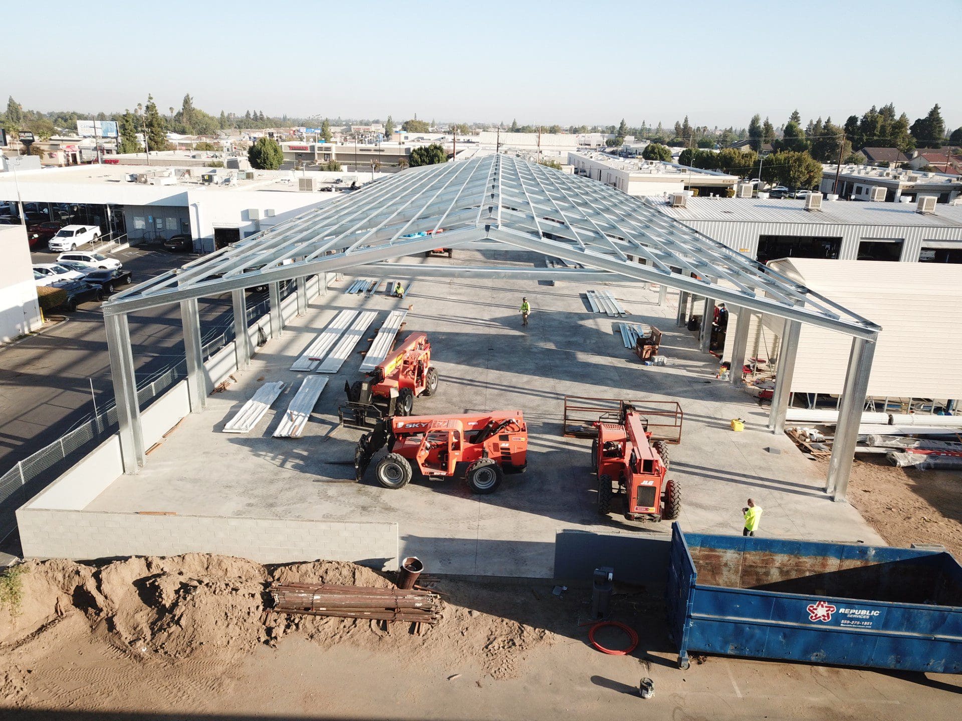 Building Steel Frame